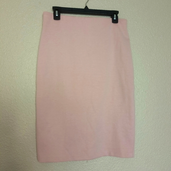 philosophy short plain skirt baby pink size 8 back‎ opening - Picture 1 of 11